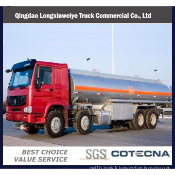 Camion-citerne de carburant de la capacité lourde Sinotruk HOWO 8X4 35m3